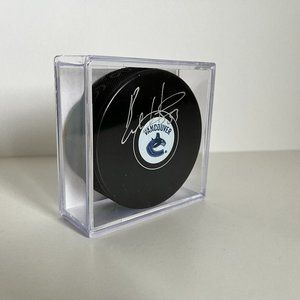 SOLD - Bo Horvat NHL Vancouver Canucks Signed Autograph Model Hockey Puck